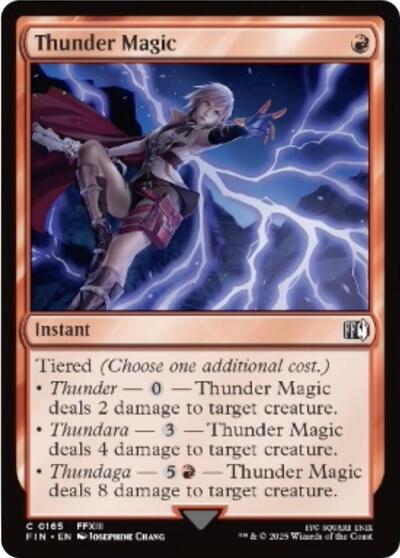 Thunder Magic (Universes Beyond: FINAL FANTASY) Near Mint - Nick Nack's Full Frontal Attack
