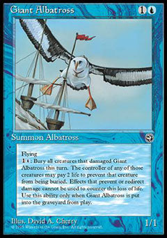 Giant Albatross (1) (Homelands) Light Play - Nick Nack's Full Frontal Attack