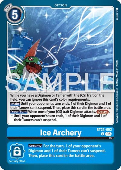 Ice Archery (Hackers' Slumber) Near Mint - Nick Nack's Full Frontal Attack