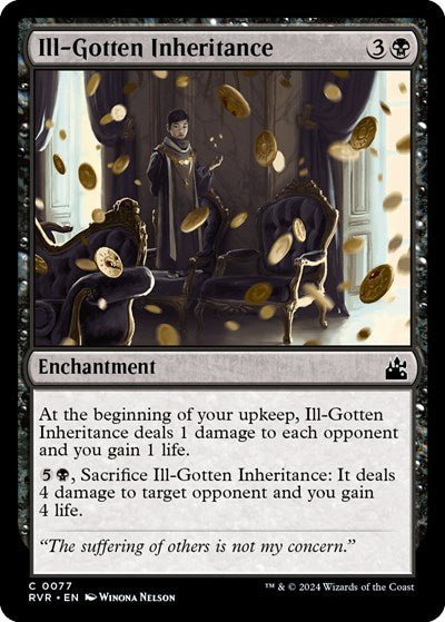 Ill-Gotten Inheritance (Ravnica Remastered) Near Mint - Nick Nack's Full Frontal Attack