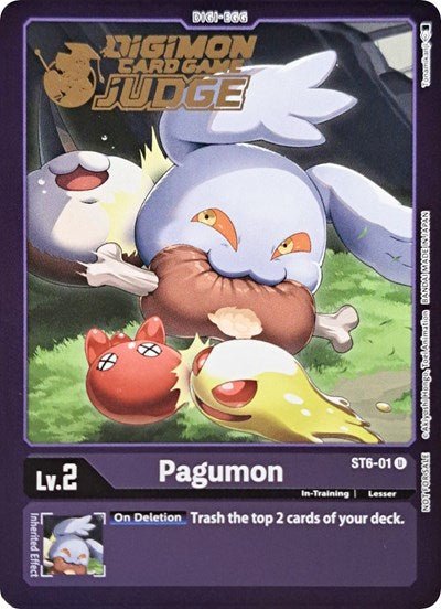 Pagumon (Judge Pack 2) (Starter Deck 06: Venomous Violet) Near Mint Foil - Nick Nack's Full Frontal Attack