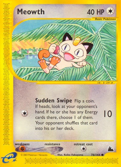 Meowth (Skyridge) Light Play