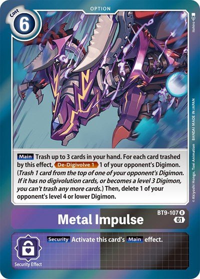 Metal Impulse (X Record) Near Mint Foil - Nick Nack's Full Frontal Attack