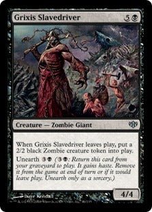 Grixis Slavedriver (Conflux) Light Play - Nick Nack's Full Frontal Attack