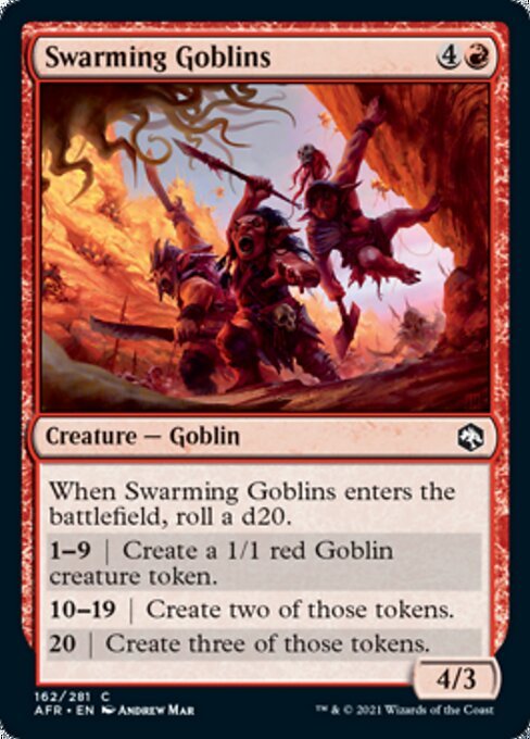 Swarming Goblins (Adventures in the Forgotten Realms) Near Mint - Nick Nack's Full Frontal Attack