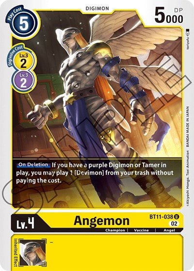 Angemon (Dimensional Phase) Near Mint - Nick Nack's Full Frontal Attack