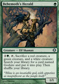 Behemoth's Herald (Shards of Alara) Light Play - Nick Nack's Full Frontal Attack