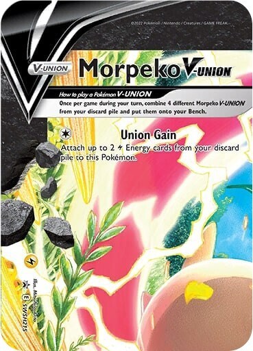 Morpeko V-Union - SWSH215 (SWSH: Sword & Shield Promo Cards) Near Mint Holofoil