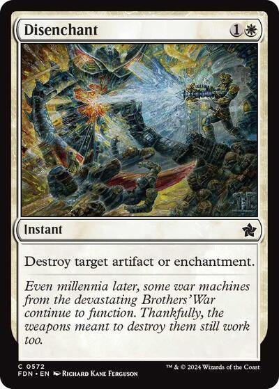 Disenchant (Foundations) Near Mint - Nick Nack's Full Frontal Attack