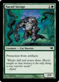 Nacatl Savage (Conflux) Light Play - Nick Nack's Full Frontal Attack