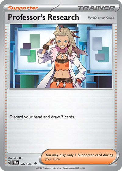 Professor's Research - 087 (SV: Paldean Fates) Near Mint Holofoil
