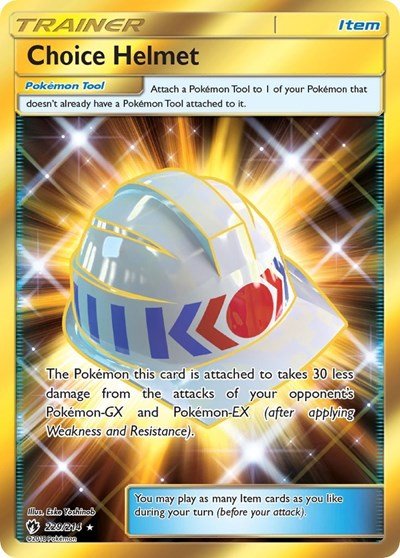 Choice Helmet (Secret) (SM - Lost Thunder) Near Mint Holofoil - Nick Nack's Full Frontal Attack