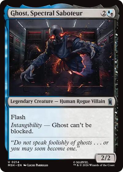 Ghost, Spectral Saboteur (Marvel Super Heroes) Near Mint - Nick Nack's Full Frontal Attack