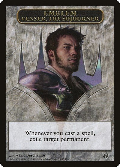 Emblem - Venser, the Sojourner (Duel Decks: Venser vs. Koth) Near Mint - Nick Nack's Full Frontal Attack