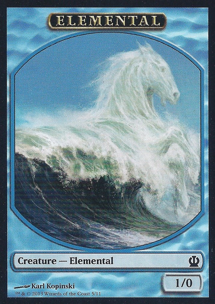 Elemental Token (Theros) Near Mint - Nick Nack's Full Frontal Attack