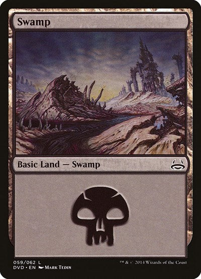 Swamp (59) (Divine vs. Demonic) (Duel Decks: Anthology) Near Mint