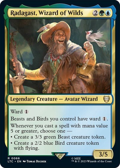 Radagast, Wizard of Wilds (Commander: The Lord of the Rings: Tales of Middle - earth) Near Mint - Nick Nack's Full Frontal Attack