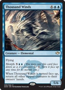 Thousand Winds (Duel Decks: Speed vs Cunning) Near Mint - Nick Nack's Full Frontal Attack