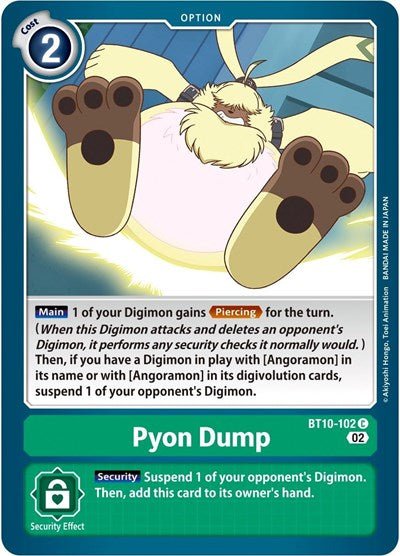 Pyon Dump (Xros Encounter) Near Mint - Nick Nack's Full Frontal Attack