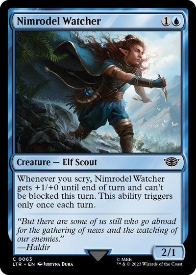Nimrodel Watcher (Universes Beyond: The Lord of the Rings: Tales of Middle-earth) Near Mint - Nick Nack's Full Frontal Attack