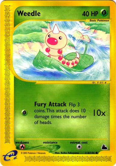 Weedle (Skyridge) Light Play