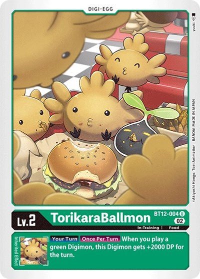 TorikaraBallmon (Across Time) Near Mint - Nick Nack's Full Frontal Attack