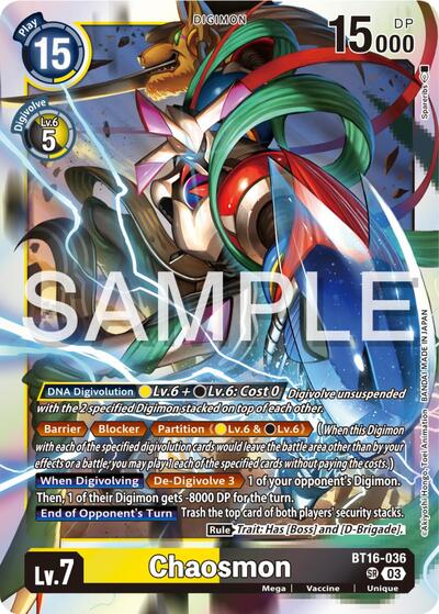 Chaosmon (Beginning Observer) Near Mint Foil