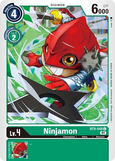 Ninjamon (X Record) Near Mint - Nick Nack's Full Frontal Attack