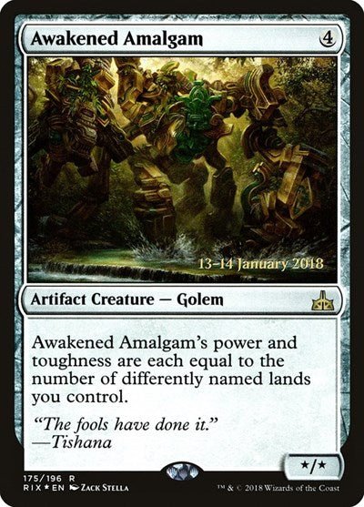 Awakened Amalgam (Promos: Prerelease Cards) Near Mint Foil - Nick Nack's Full Frontal Attack