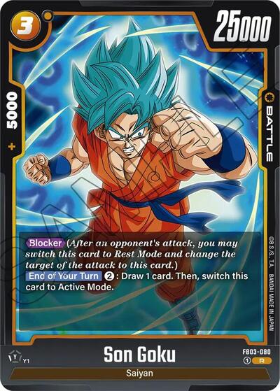 Son Goku FB03-080 (Raging Roar) Near Mint Holofoil