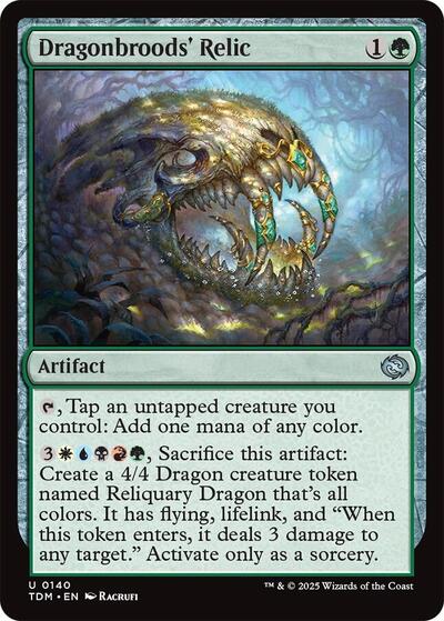 Dragonbroods' Relic (Tarkir: Dragonstorm) Near Mint - Nick Nack's Full Frontal Attack