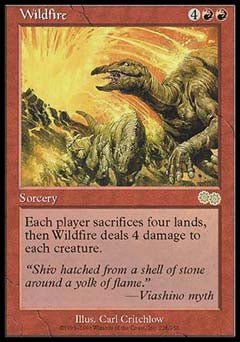 Wildfire (Urza's Saga) Medium Play - Nick Nack's Full Frontal Attack