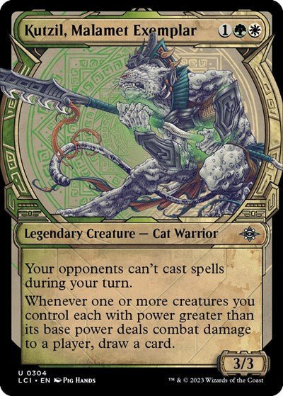 Kutzil, Malamet Exemplar (Showcase) (The Lost Caverns of Ixalan) Near Mint - Nick Nack's Full Frontal Attack