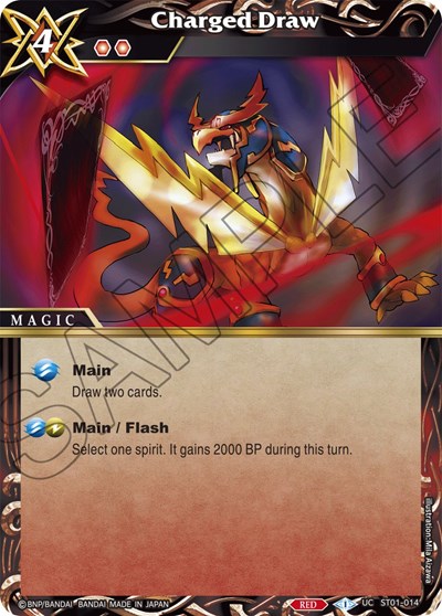 Charged Draw (Starter Deck 01: Dragon Onslaught) Near Mint - Nick Nack's Full Frontal Attack