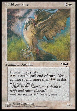 Wild Aesthir (Lightning Bolt) (Alliances) Light Play - Nick Nack's Full Frontal Attack
