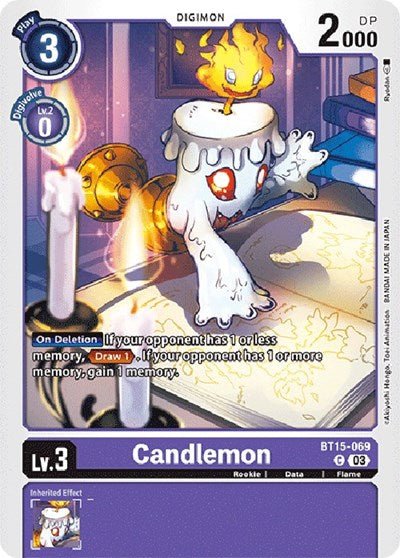 Candlemon (Exceed Apocalypse) Near Mint - Nick Nack's Full Frontal Attack