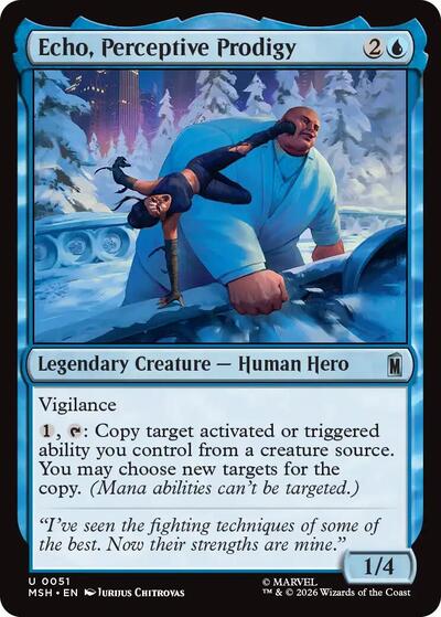 Echo, Perceptive Prodigy (Marvel Super Heroes) Near Mint - Nick Nack's Full Frontal Attack