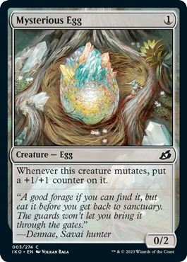 Mysterious Egg (Ikoria: Lair of Behemoths) Near Mint - Nick Nack's Full Frontal Attack