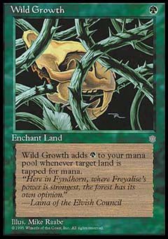 Wild Growth (Ice Age) Medium Play - Nick Nack's Full Frontal Attack