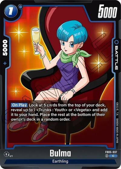 Bulma FB05-037 (New Adventure) Near Mint