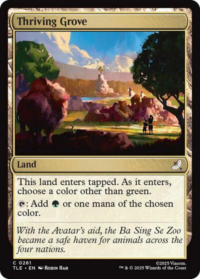 Thriving Grove (Avatar: The Last Airbender: Eternal-Legal) Near Mint Foil