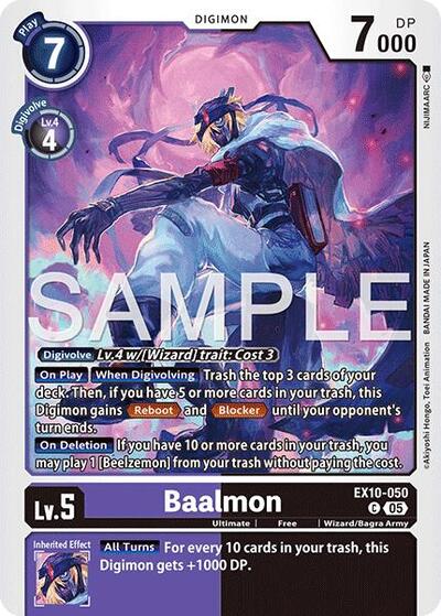 Baalmon (Sinister Order) Near Mint - Nick Nack's Full Frontal Attack
