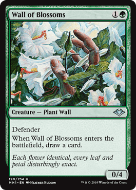 Wall of Blossoms (Modern Horizons) Near Mint - Nick Nack's Full Frontal Attack
