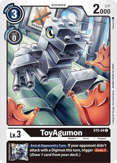 ToyAgumon (Starter Deck 05: Machine Black) Near Mint - Nick Nack's Full Frontal Attack