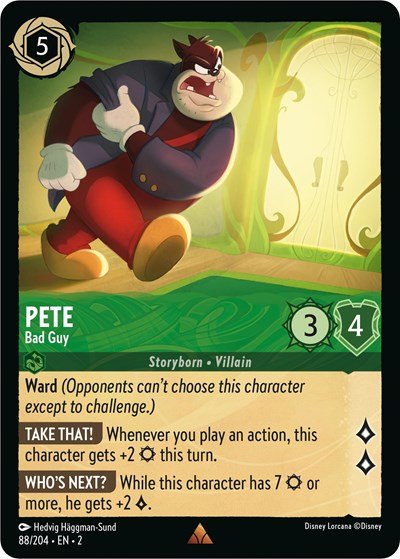 Pete - Bad Guy (Rise of the Floodborn) Near Mint - Nick Nack's Full Frontal Attack