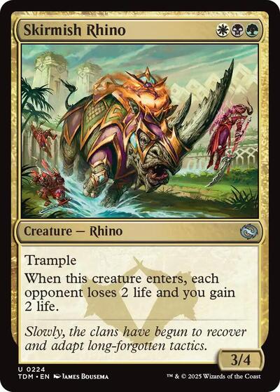 Skirmish Rhino (Tarkir: Dragonstorm) Near Mint - Nick Nack's Full Frontal Attack