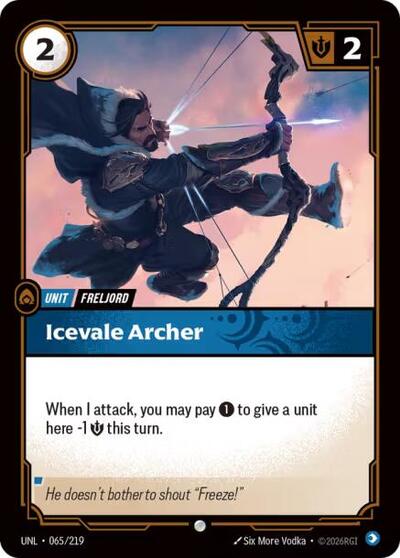 Icevale Archer (Unleashed) Near Mint