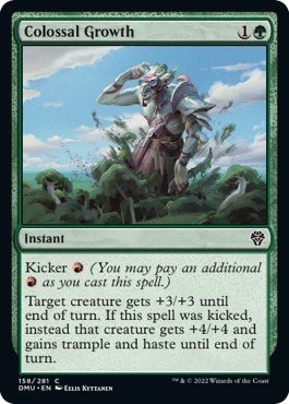 Colossal Growth (Dominaria United) Near Mint - Nick Nack's Full Frontal Attack