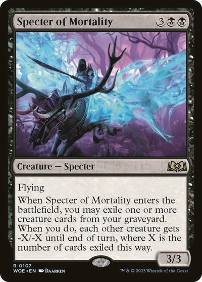 Specter of Mortality (Wilds of Eldraine) Near Mint - Nick Nack's Full Frontal Attack