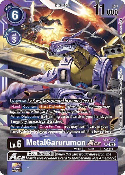 MetalGarurumon ACE (Starter Deck 16: Wolf of Friendship) Near Mint - Nick Nack's Full Frontal Attack